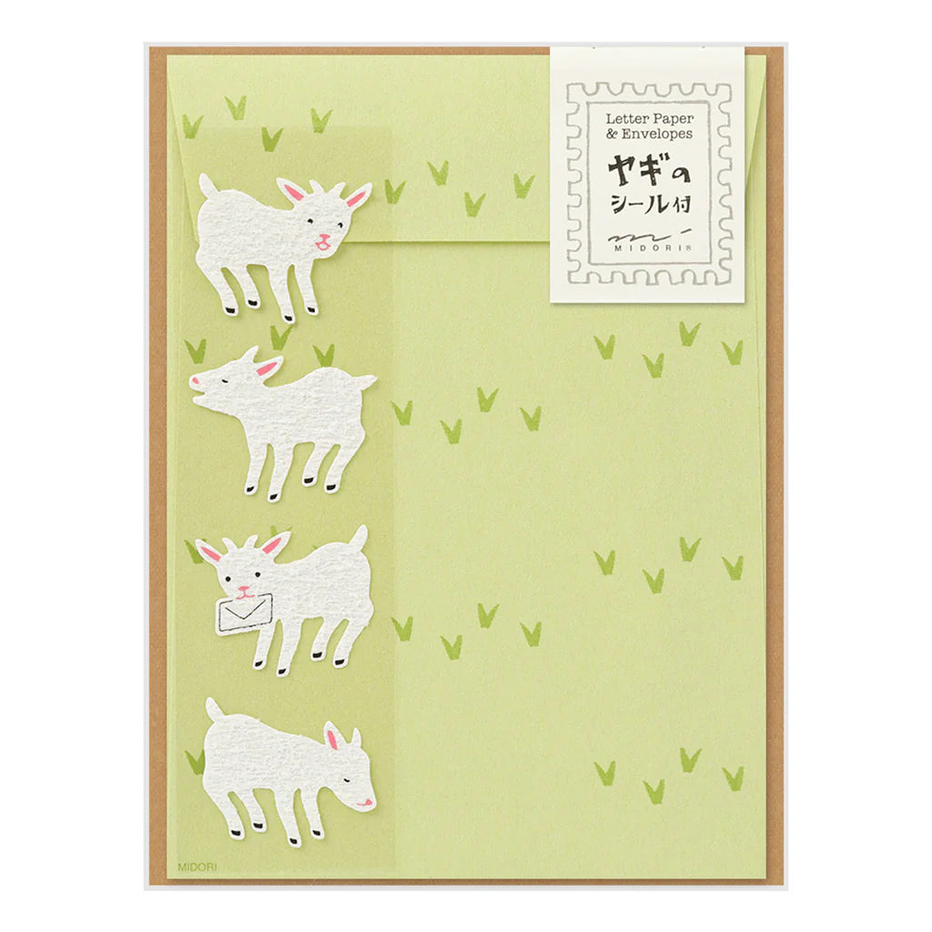 MIDORI Letter Sets with Stickers