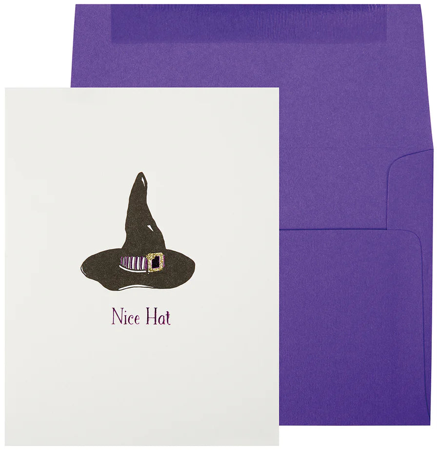 NICE HAT - Halloween Greeting Card