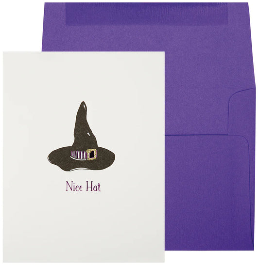 NICE HAT - Halloween Greeting Card