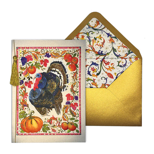 Elegant Turkey - Thanksgiving Greeting Card