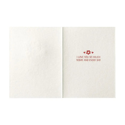 Teapot Floral Mom Valentine's Day Card