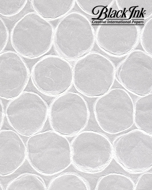 Decorative Mulberry Paper - Beehive - White