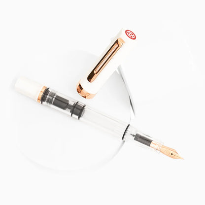 ECO:TWSBI ECO White RoseGold Fountain Pen