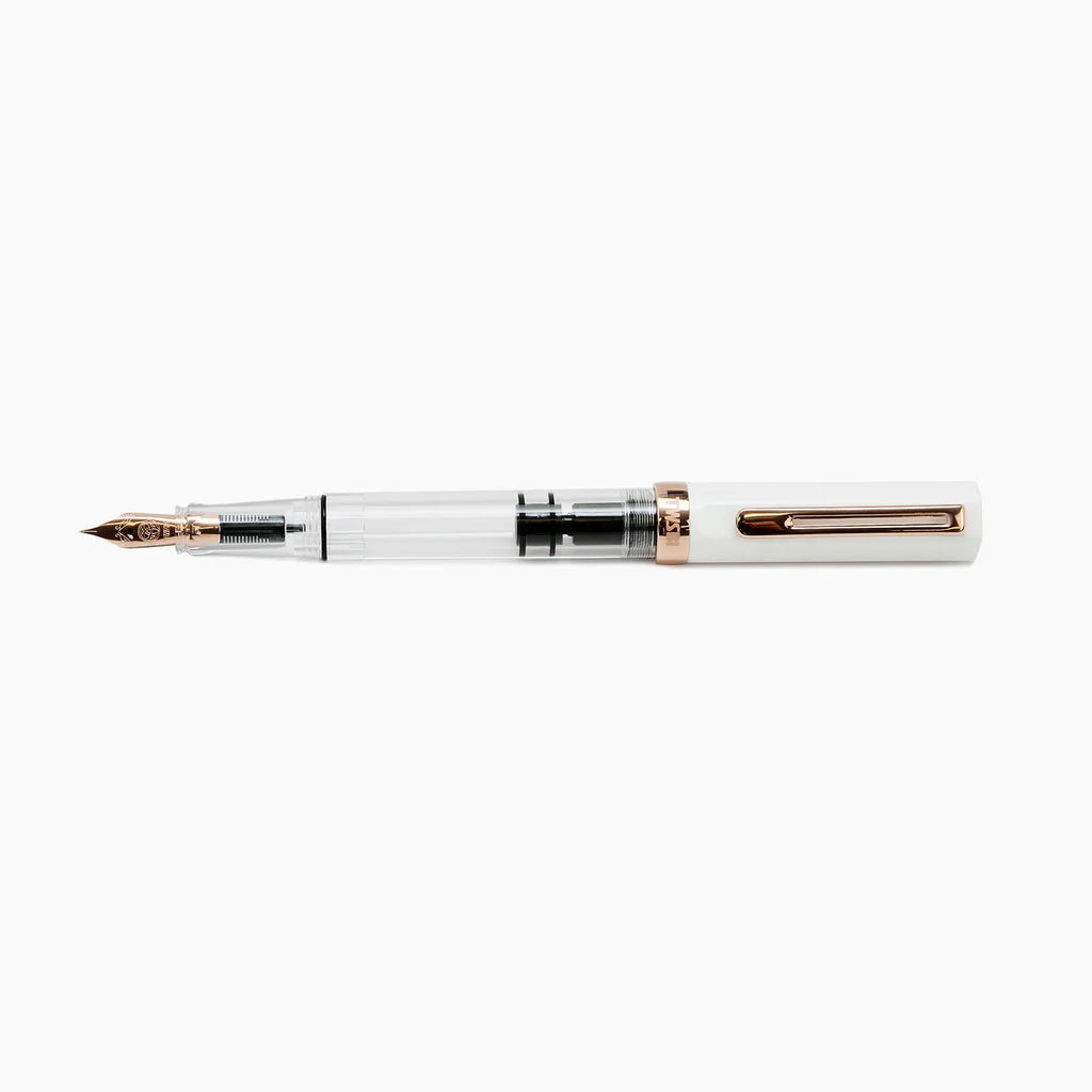 ECO:TWSBI ECO White RoseGold Fountain Pen