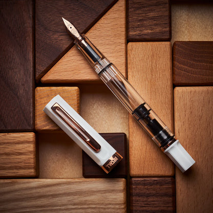 ECO:TWSBI ECO White RoseGold Fountain Pen