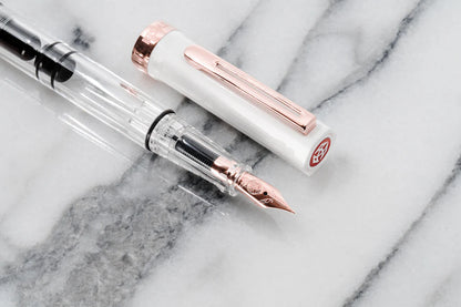 ECO:TWSBI ECO White RoseGold Fountain Pen