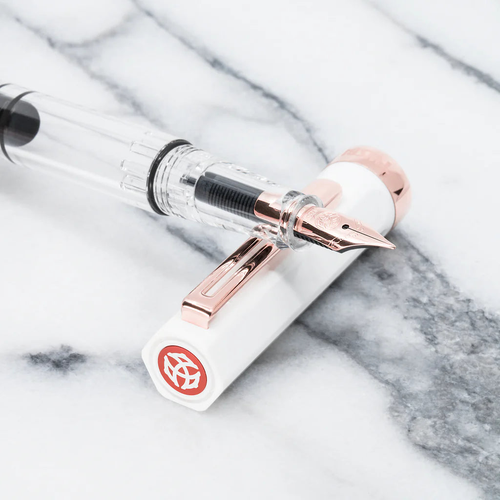 ECO:TWSBI ECO White RoseGold Fountain Pen