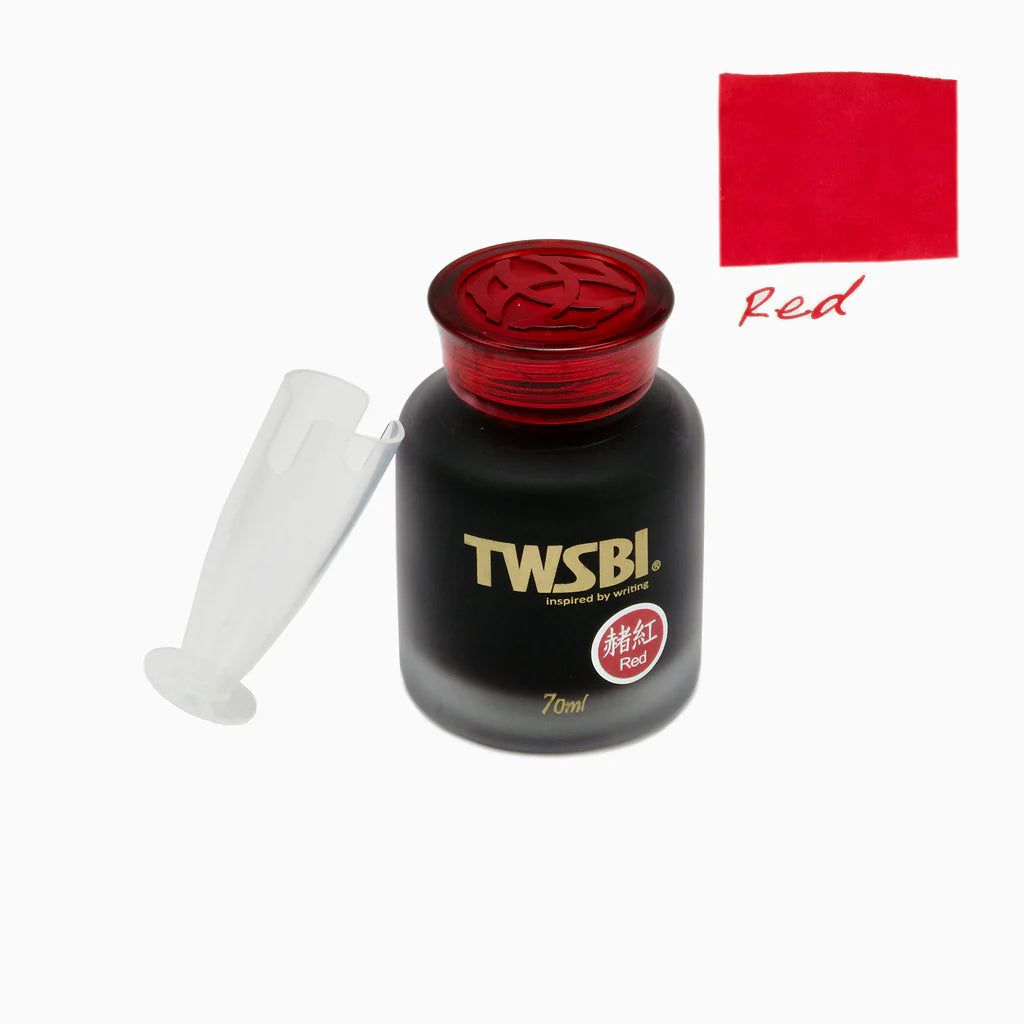 TWSBI Fountain Pen Ink Refill bottles on display, perfect for enhancing your TWSBI pen collection from a stationery store.