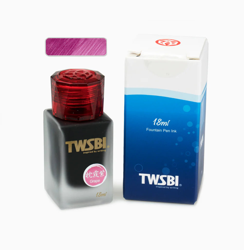 TWSBI Fountain Pen Ink Refill bottles on display, perfect for enhancing your TWSBI pen collection from a stationery store.
