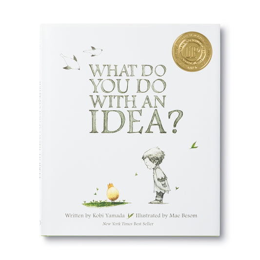 Book cover of 'What Do You Do With An Idea?' available at a stationery store.