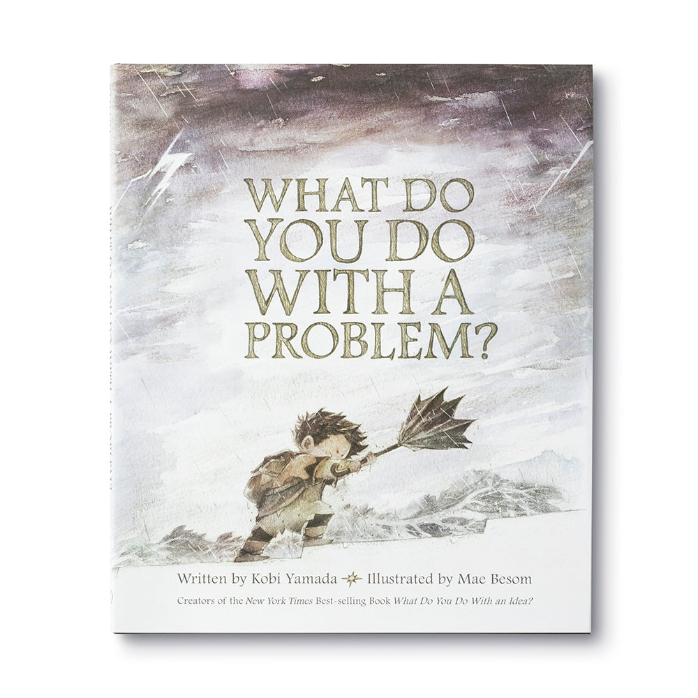 "What Do You Do With A Problem? book cover - Unique addition at a stationery store"