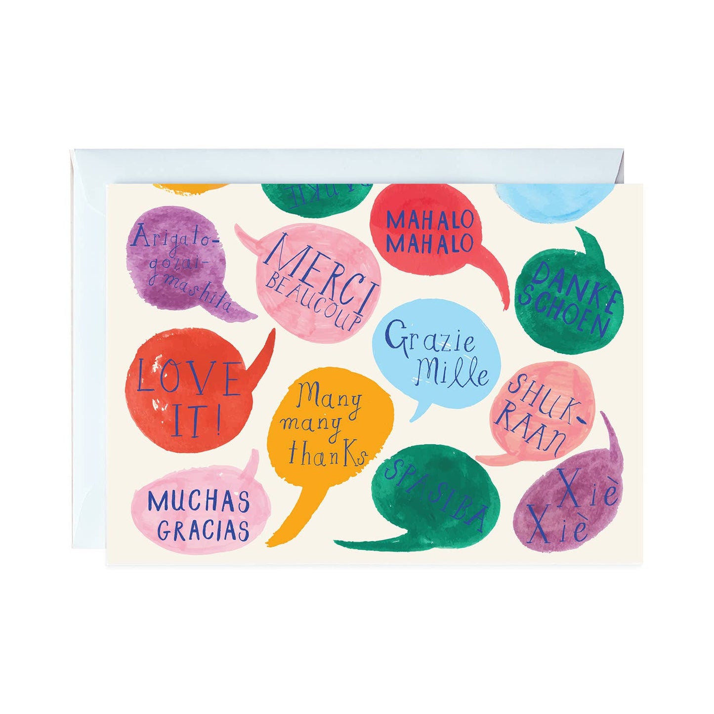 Merci Bubbles - Notecards