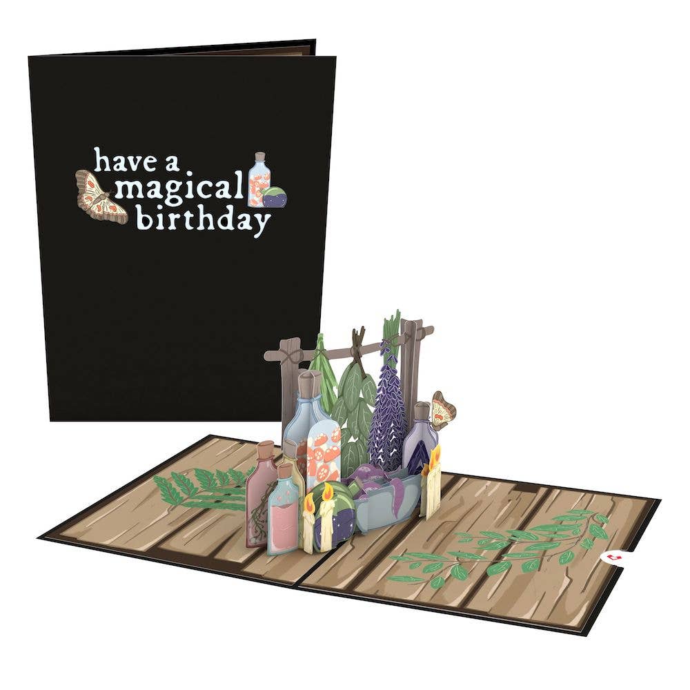 Magical Birthday Potions 5''x7'' Card, Birthday Cards