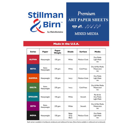 Stillman & Birn™ Art Sheet Packs