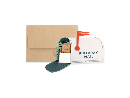 Birthday Mail Mailbox Pop-Up Card