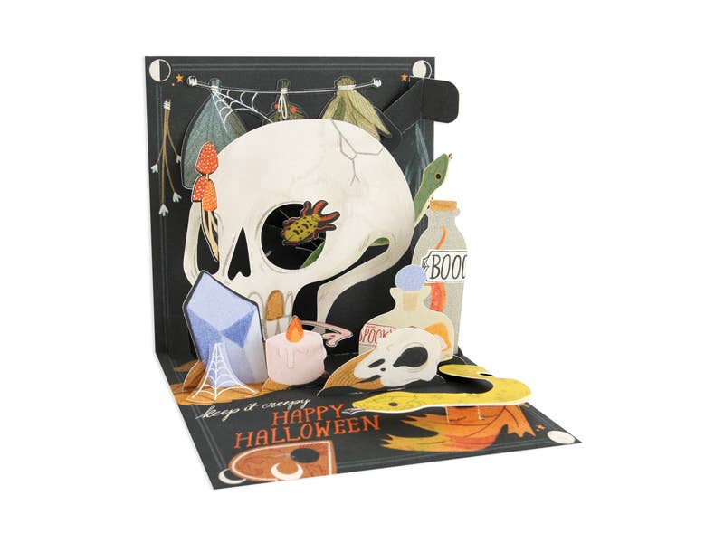 Halloween Skull Pop-Up Card