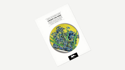 Vincent Van Gogh Label Sticker & Tape Book with floral design, ideal for stationery stores to label and decorate packages.