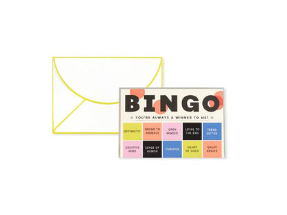 Bingo - Pop-Up Greeting Card with Holographic Foil