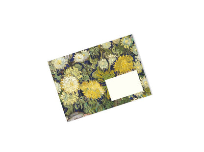 Vincent Van Gogh C6 Envelopes from PEPIN, floral design on premium ivory paper, available at stationery store, 20 per pack.