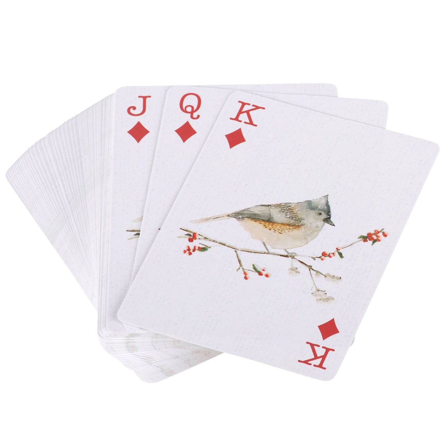 Winter Birds Playing Cards