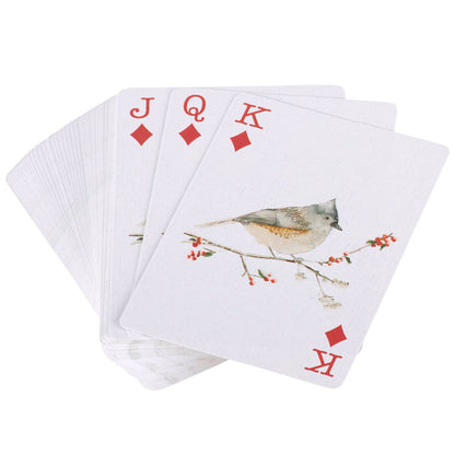 Winter Birds Playing Cards