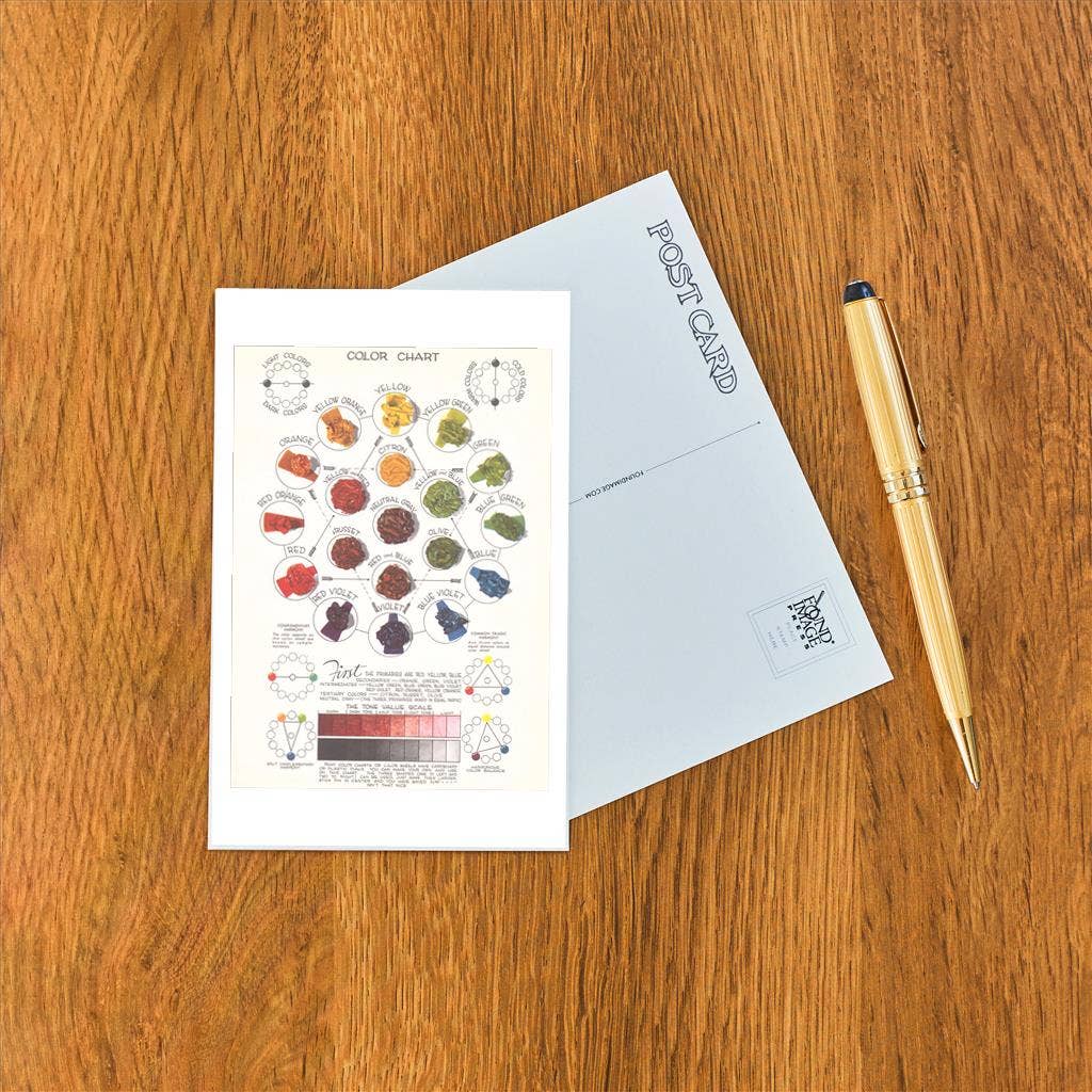 Postcard - Color Chart