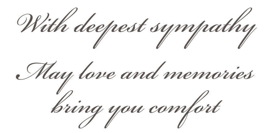 Birds and Butterflies Sympathy Card