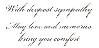 Birds and Butterflies Sympathy Card