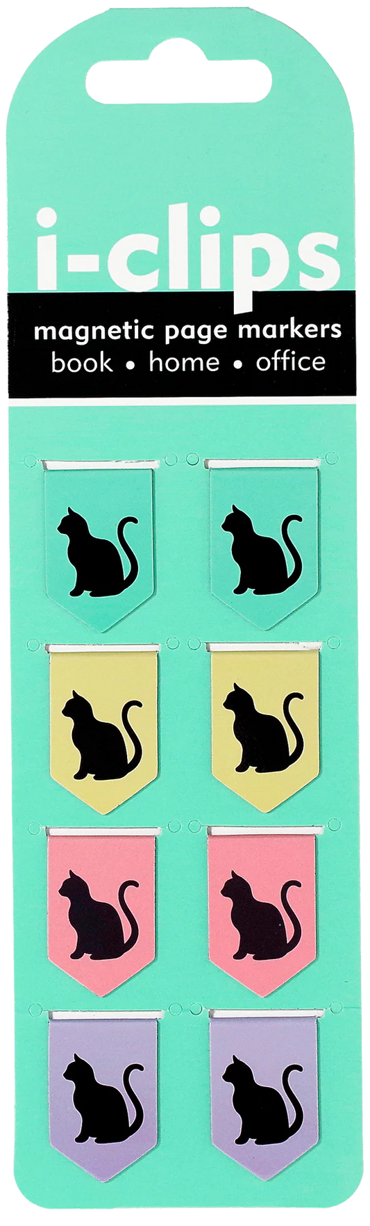 Black Cats i-clip Magnetic Page Markers