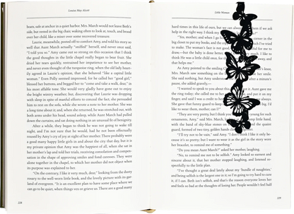 Metal Book Hugger Bookmark - Butterflies