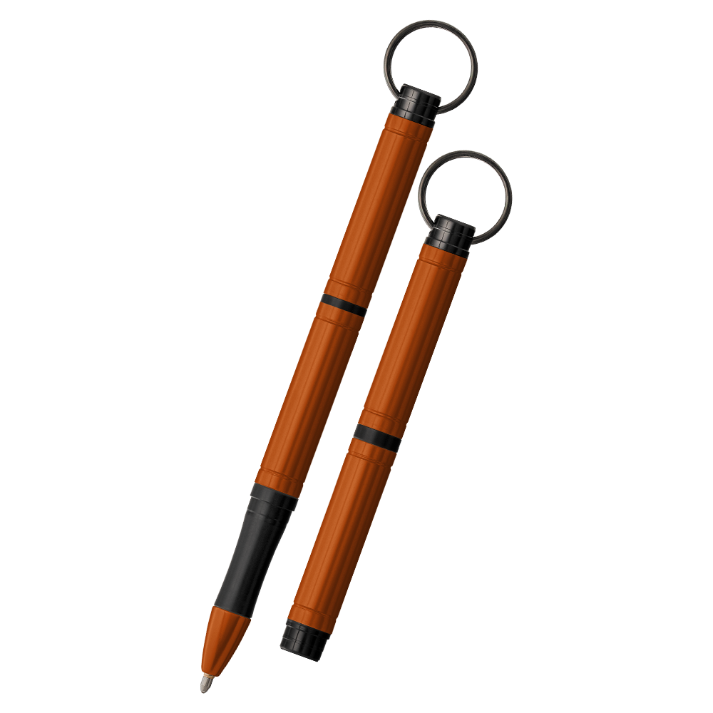 Orange Backpacker Keyring Space Pen - Gift Boxed