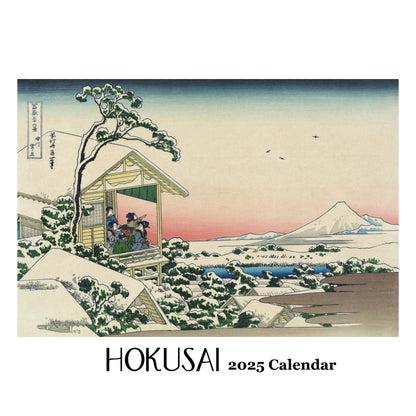 Hokusai 2025 Square Calendar