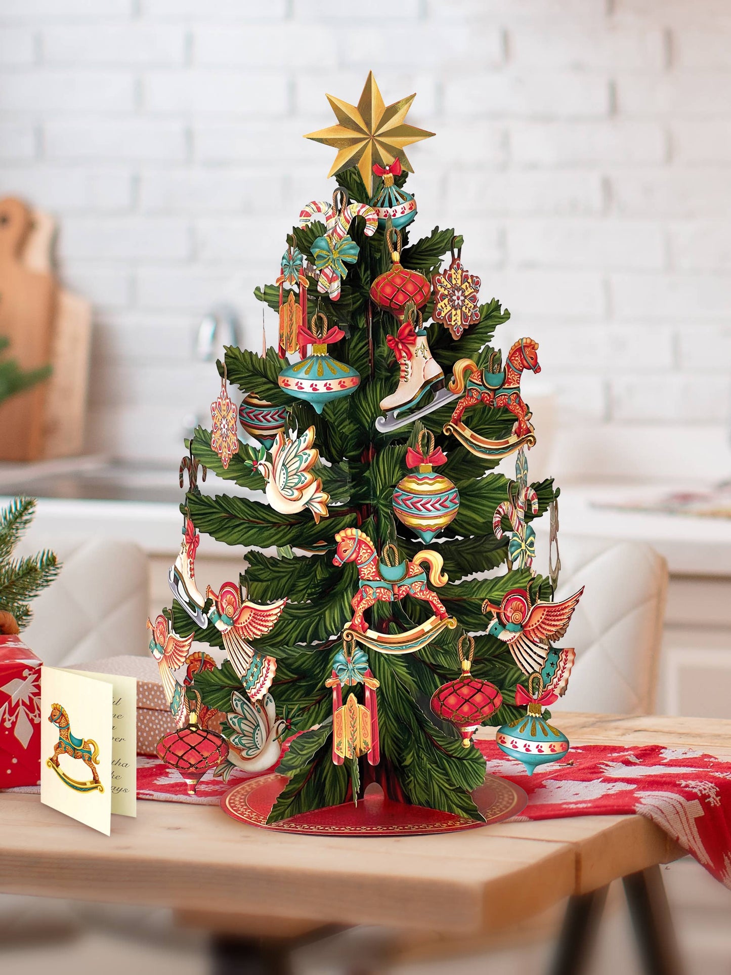 Christmas Tree Pop-up holiday Greeting Card