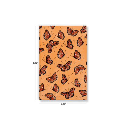 Flying Monarchs Soft Touch Layflat Notebook | LFC1684L