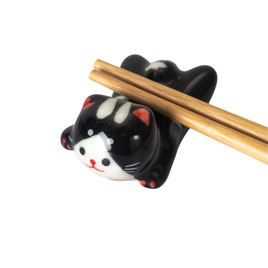 Cat Chopsticks Rest 2L Black (12/288)