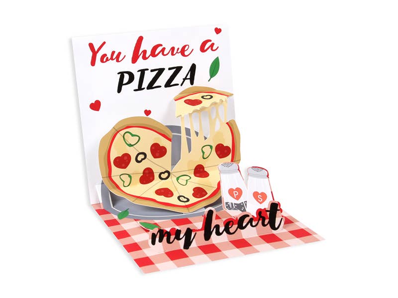 Pizza My Heart Pop-Up Card