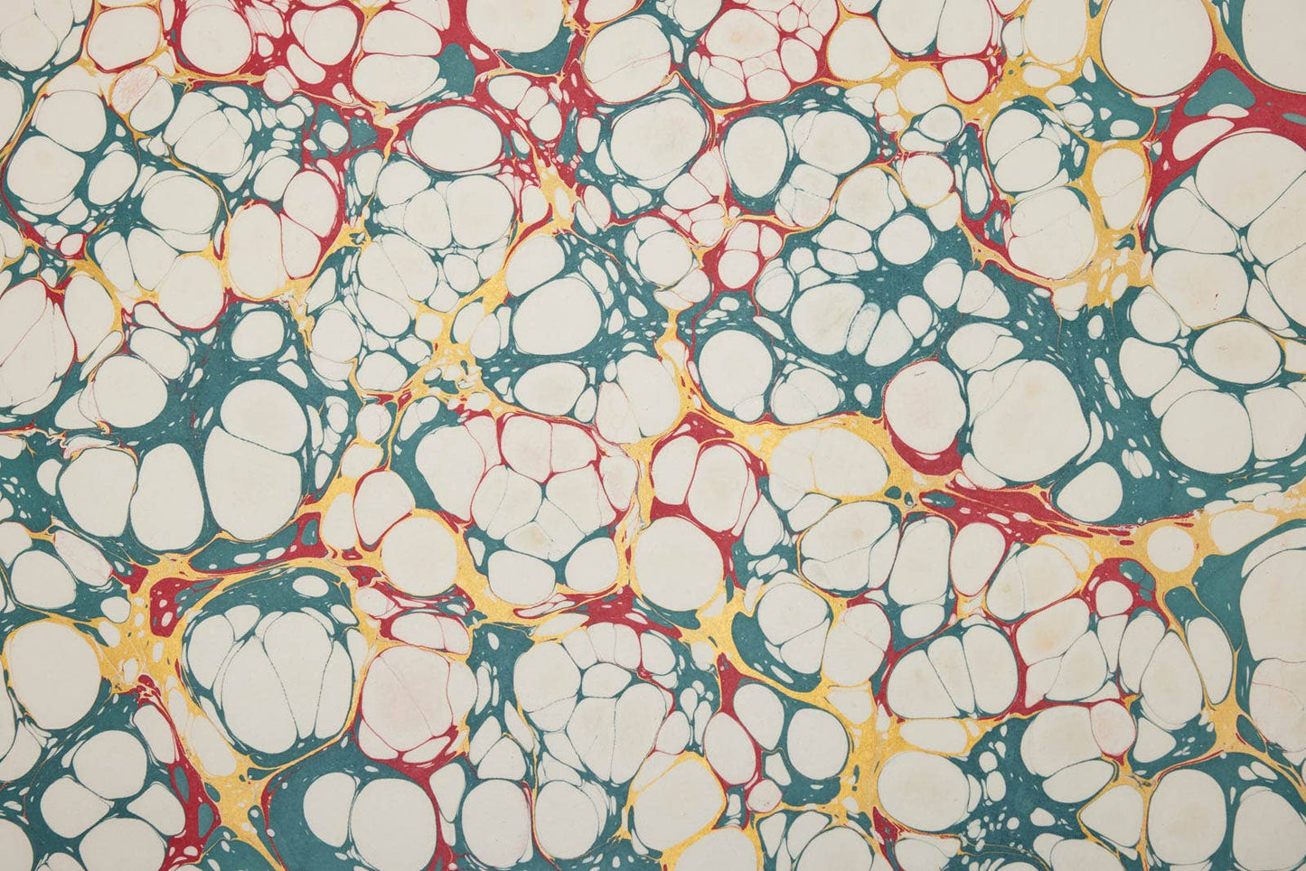 Hand Marbled Wrapping Paper - Bubbles Festive Mix