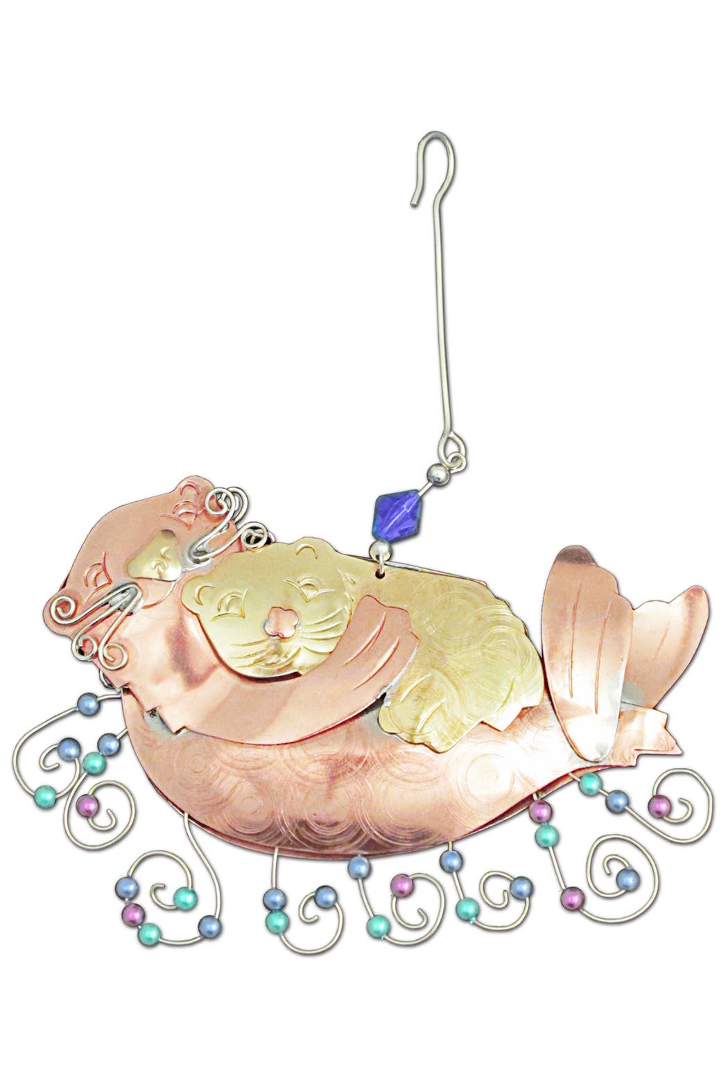 Momma & Baby Otter Ornament