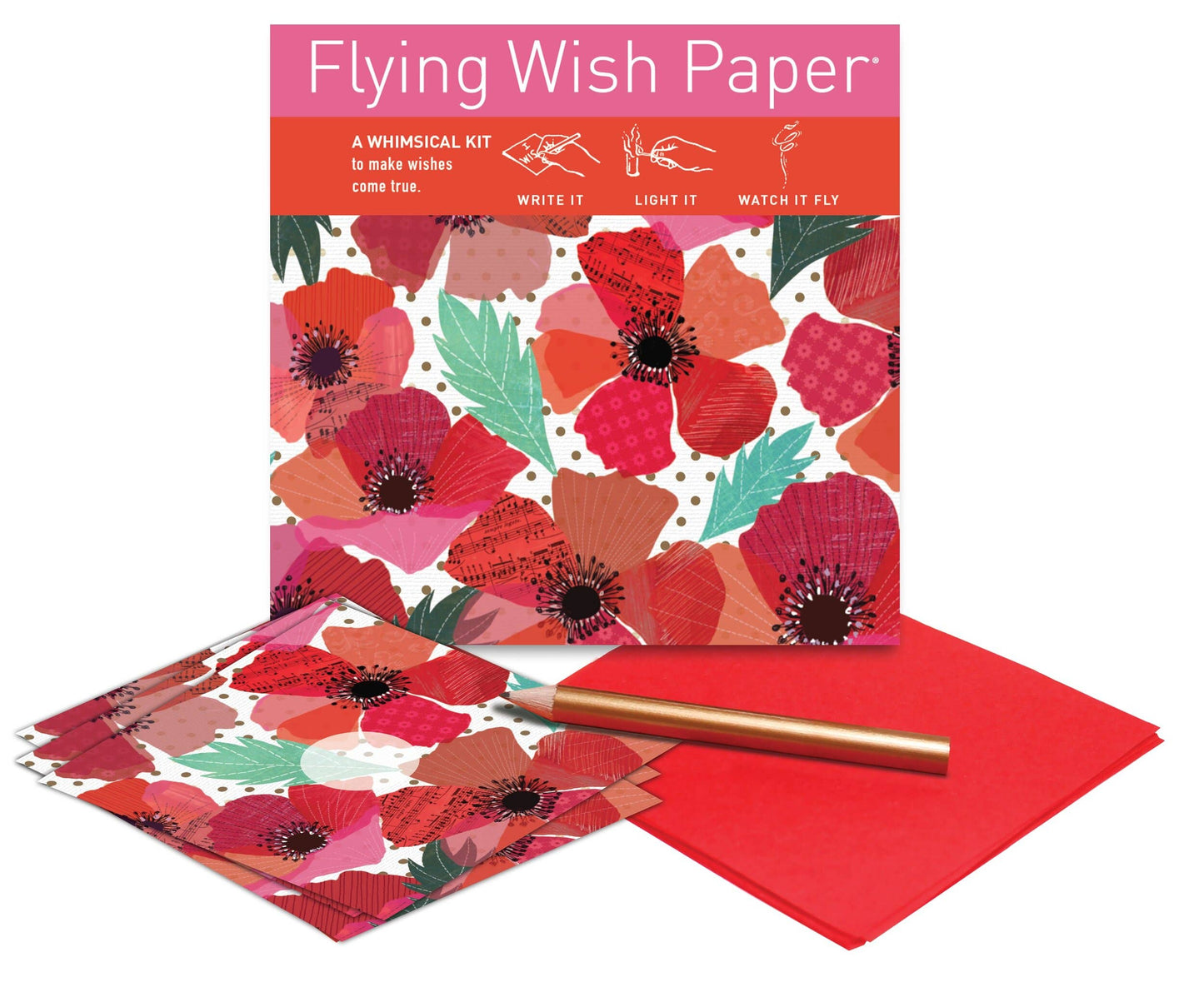 POPPIES / Mini Kit / 15 Wish Papers + All Accessories