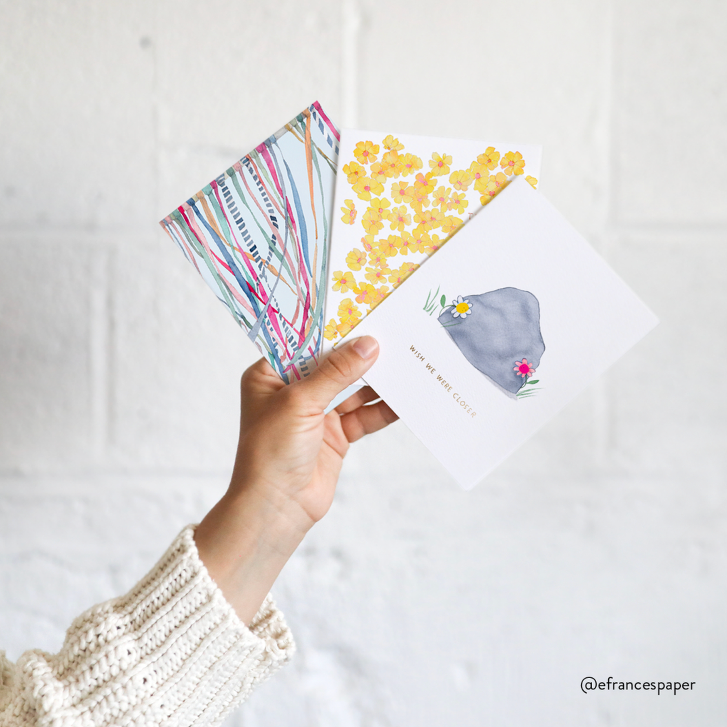 Yellow Flowers Boxed Card Set