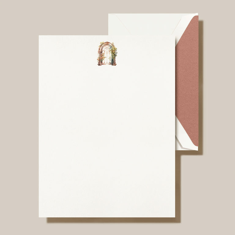 Arched Window Half Sheet Letter Writing Set