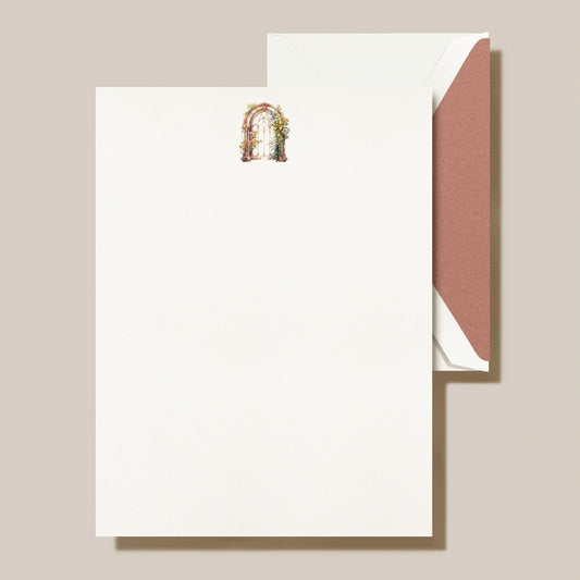 Arched Window Half Sheet Letter Writing Set