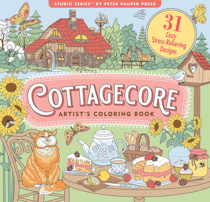 Artist Coloring Book Studio Series - Cottagecore - available at Occasions Just Write