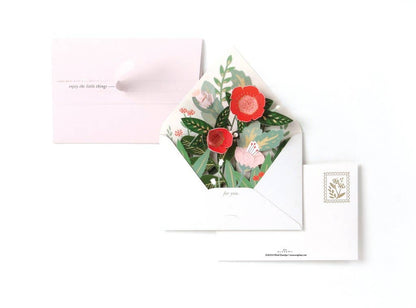 Floral Envelope Pop-Up Card