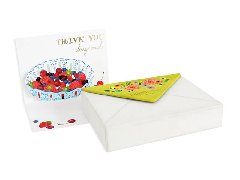 Many Thanks Pop-Up Cards Boxed Notes