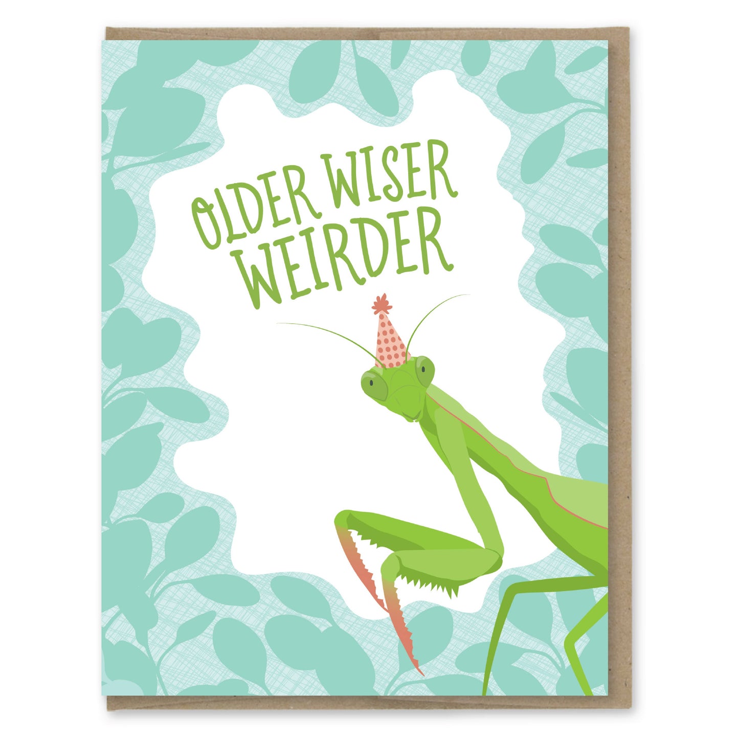 Older Wiser Weirder Funny Birthday Card