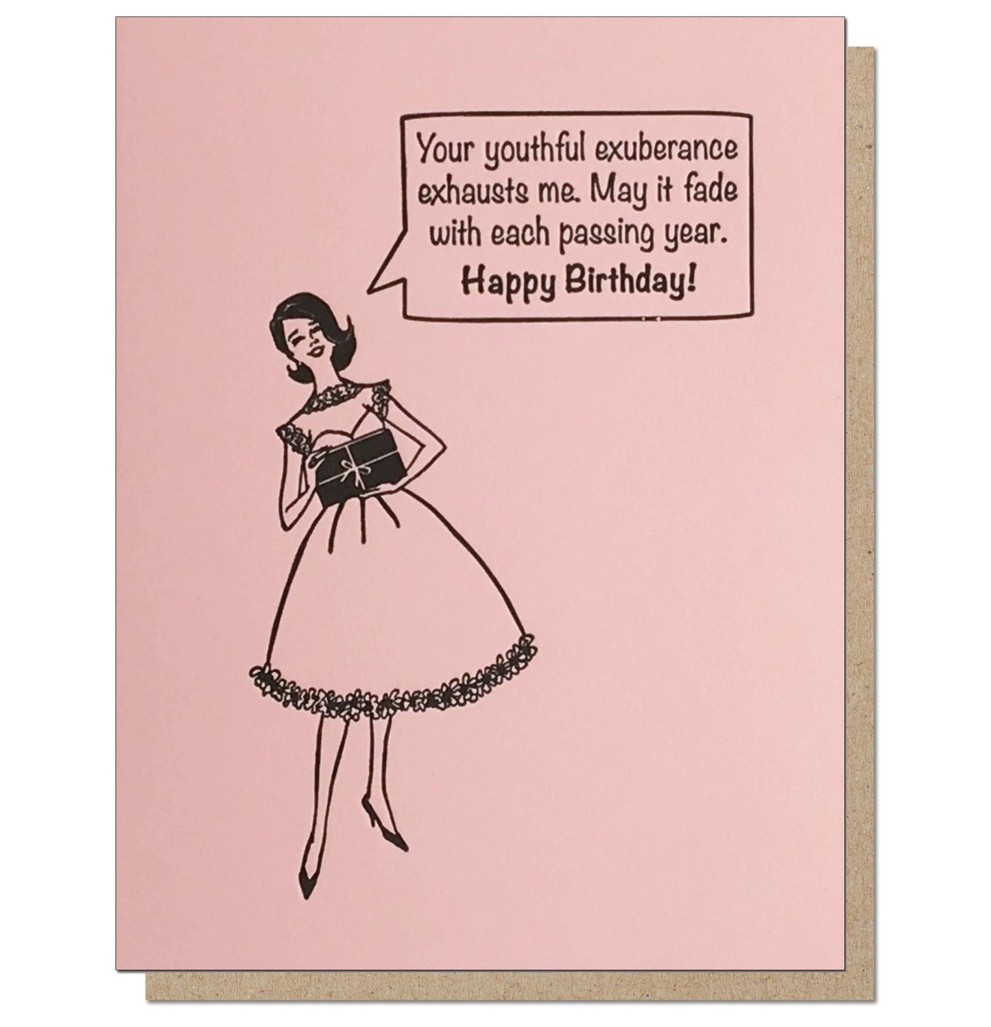 Exuberance Birthday Card