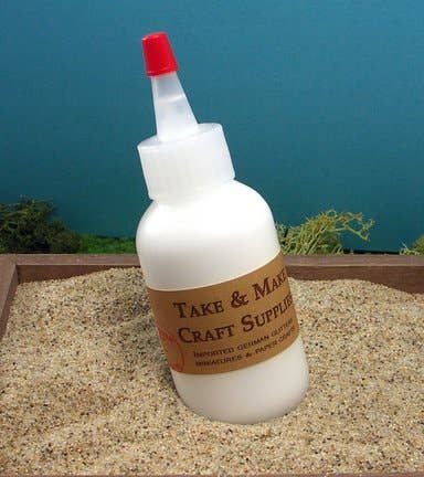 Glass-Tac Clear - Glass Glitter Glue - 2oz Bottle #310-0001