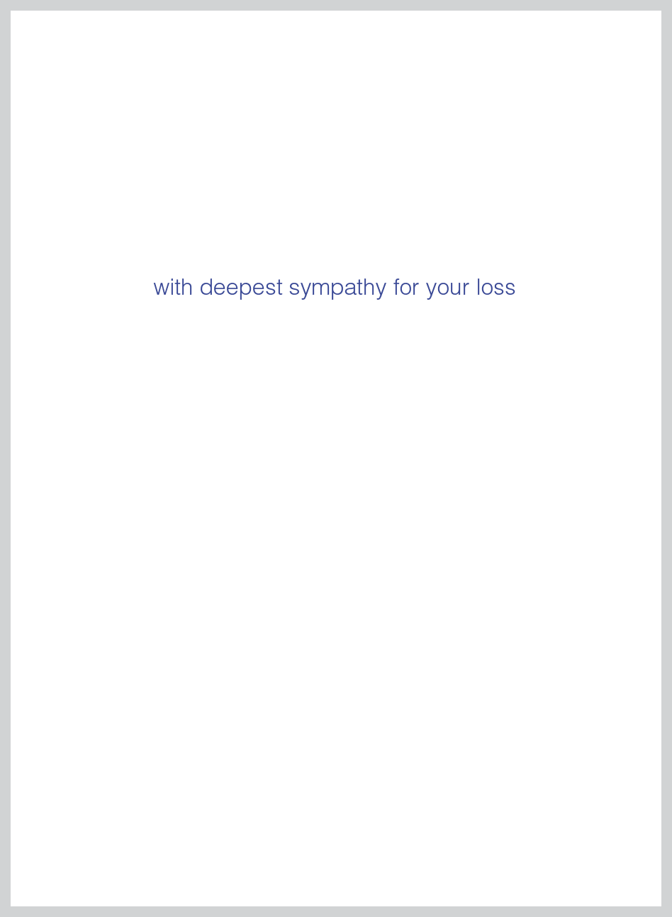 When you are sorrowful Sympathy Greeting Card