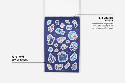 Florals and Foliage Sticker Book